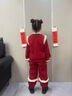 G.duck小黃鴨童裝拜年服女童冬季套裝紅色中國風(fēng)女寶寶過(guò)年衣服兒童冬裝 紅色 90 建議1~2歲【80-90cm】cm 曬單實(shí)拍圖