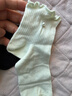 珍行足衣襪子女款純棉2025新款爆款白色花邊春夏薄款棉襪防臭透氣學(xué)生短襪 曬單實(shí)拍圖