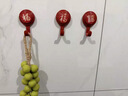八海鳥(niǎo)掛鉤3個(gè)裝紅色福字免打孔強力粘鉤結婚喜慶婚房裝飾布置喬遷搬家 曬單實(shí)拍圖