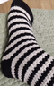 貓人女士襪子女【條紋堆堆】秋冬美拉德中筒襪女含羊毛保暖長(cháng)襪女5雙 曬單實(shí)拍圖