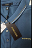 羅蒙（ROMON）t恤男POLO.衫夏季商務(wù)短袖男士休閑半袖衫上衣服 牛仔蘭 XL  曬單實(shí)拍圖