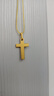 周生生永系列黃金吊墜 足金十字架掛墜 不含素金項鏈 86202P計價(jià) 2克 曬單實(shí)拍圖