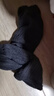 拾襪記羊毛襪套秋冬季黑色翻邊針織腿套保暖顯瘦堆堆小腿襪搭配鯊魚(yú)褲 曬單實(shí)拍圖