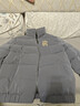 羅蒙（ROMON）2025新款刺繡羽絨服男士冬季潮流帥氣青年時(shí)尚百搭冬天保暖外套 灰色 4XL 160-175斤 曬單實(shí)拍圖