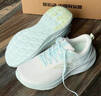 安踏逸塵運動(dòng)鞋女鞋春季透氣輕便休閑跑步鞋減震軟底小白鞋 【逸塵-輕質(zhì)回彈透氣】紙莎白/冰晶綠 37.5 (235mm) 曬單實(shí)拍圖