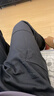 迪卡儂（DECATHLON）戶(hù)外運動(dòng)休閑褲長(cháng)褲工裝男秋抓絨加絨保暖褲黑色L-4228359 曬單實(shí)拍圖