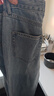 森馬（Semir）森柔牛仔丨牛仔褲女潮流顯瘦褲子25春秋季寬松闊腿褲109925124001 曬單實(shí)拍圖