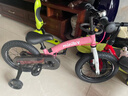 QPlay兒童自行車(chē)3-6-8歲平衡車(chē)二合一周歲禮物14寸單車(chē)miniby陶釉粉 曬單實(shí)拍圖