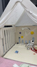 babycare西高地游戲圍欄180*200+卷筒穩穩墊2cm+小房子+小房子爬行墊2cm 曬單實(shí)拍圖