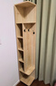 實(shí)木轉角衣帽架落地臥室置物架小戶(hù)型收納柜墻角儲物柜客廳拐角柜 原木色轉角衣帽架30*30*180 曬單實(shí)拍圖