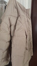 波司登（BOSIDENG）25新款羽絨服中長(cháng)款女90絨中款連帽經(jīng)典休閑送長(cháng)輩冬季外套 梧桐卡其7B02 【店長(cháng)推薦】 M 165/88A 體重約110-120斤 曬單實(shí)拍圖