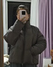 雅鹿短款泡芙羽絨服女2025冬新款休閑外套立領(lǐng)蓬松保暖百搭時(shí)尚面包服 曬單實(shí)拍圖