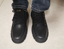 意爾康男棉鞋英倫風(fēng)馬丁靴男休閑高幫板鞋復古時(shí)尚工裝靴潮流厚底鞋子男 曬單實(shí)拍圖
