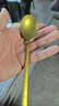 純鈦勺子冰花精致湯勺高端西餐具蛋糕甜品勺兒童湯匙個(gè)人專(zhuān)用調羹 純鈦結晶韓式勺-土豪金 曬單實(shí)拍圖