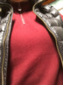 霞湖世家【真德絨·回歸】女款秋冬立領(lǐng)半拉鏈保暖長(cháng)袖保暖T恤XL安哥拉紅 曬單實(shí)拍圖