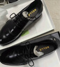 百麗男鞋商務(wù)正裝皮鞋休閑增高軟底真皮鞋10503AM0 黑色-經(jīng)典版 40 曬單實(shí)拍圖