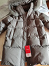 鴨鴨（YAYA）正品媽媽鵝絨服中長(cháng)款2025新款中老年女裝冬季大毛領(lǐng)羽絨外套 咖色 2XL (建議120-135斤) 曬單實(shí)拍圖