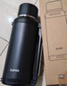 蘇泊爾（SUPOR）保溫壺大容量不銹鋼72小時(shí)暖水壺熱水瓶戶(hù)外旅行壺便攜車(chē)載杯子 儒雅黑2L約4斤水【升級316L不銹鋼+背帶】 曬單實(shí)拍圖