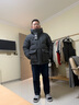 波司登（BOSIDENG）25年新款90鵝絨極寒羽絨服男商場(chǎng)熱賣(mài)同款連帽加厚外套B250242311 極地灰8270-充絨量+9%左右-700+高蓬鵝絨 M 175/96A 體重約130-140斤 曬單實(shí)拍圖