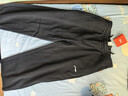 李寧（LI-NING）運動(dòng)褲棉男士衛褲秋冬訓練健身跑步寬松休閑褲針織束腳長(cháng)褲子男 曬單實(shí)拍圖