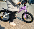 鳳凰兒童自行車(chē)兒童山地學(xué)生車(chē)小孩單車(chē)帶輔助輪3-6-10-12歲小中大童 烏梅紫丨單速輻條輪+雙碟剎+禮包 16寸（適合身高105-115cm） 曬單實(shí)拍圖