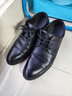卡帝樂(lè )鱷魚(yú)（CARTELO）軟牛皮男士皮鞋商務(wù)內增高男鞋正裝加絨皮鞋男KJ02 黑色加棉款 40 曬單實(shí)拍圖