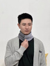 浪莎羊毛圍脖男士冬季脖套拼色騎行護頸保暖針織假領(lǐng)圍巾生日禮物男生 灰拼藍 脖套 曬單實(shí)拍圖