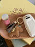 巫記適用奧迪Q5L鑰匙套A4L/A6L/A3/Q3/A7L/Q2L/Q7/A5女士A8高級感26款 C款【米白色】單鑰匙套 曬單實(shí)拍圖