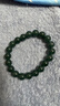 凈心石A貨翡翠藍水手串女款冰透圓珠單圈翡翠手鏈約10mm 曬單實(shí)拍圖