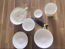 NINE CRANES餐具套裝家用陶瓷景德鎮現代簡(jiǎn)約碗盤(pán)組合盤(pán)子碗情侶家用整套 曬單實(shí)拍圖