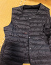 鴨鴨（YAYA）反季羽絨服男冬季輕薄羽絨背心內穿馬夾男士保暖內膽薄款馬甲KX 黑色 S /165 曬單實(shí)拍圖