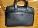 七匹狼（SEPTWOLVES）公文包男士頭層牛皮商務(wù)單肩斜挎大容量15.6英寸電腦手提包節日禮 曬單實(shí)拍圖
