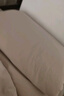 無(wú)印良品100%純棉四件套 床上用品全棉床單枕套被套200*230cm1.5/1.8米床暮落灰 曬單實(shí)拍圖