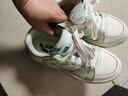 安踏（ANTA）冰淇淋丨板鞋女2026秋冬新款厚底增休閑鞋輕便防滑運動(dòng)鞋女小白鞋 象牙白/悠草綠/暮青灰-2 37.5 曬單實(shí)拍圖