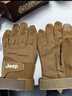 JEEP手套男冬季戶(hù)外登山騎行騎車(chē)防滑摩托車(chē)加絨保暖防寒戰術(shù)手套男冬 卡其【升級加絨-騎行保暖】-均碼L 曬單實(shí)拍圖