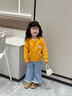 班喜迪兒童毛衣春裝2026新款洋氣女寶寶針織開(kāi)衫女童春秋季外套男童春款 黃色 90 曬單實(shí)拍圖