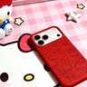 吾創(chuàng  )吾藝HelloKitty蘋(píng)果17promax液態(tài)手機殼帶磁吸iphone17保護殼凱蒂貓適用Air大視窗16pro軟邊15pro防摔 【鐳雕-滿(mǎn)屏線(xiàn)條凱蒂貓紅】液態(tài)丨磁吸丨軟邊防摔 iPhone1 曬單實(shí)拍圖