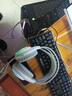 狼蛛（AULA）S605電腦頭戴式耳機 游戲耳機耳麥 網(wǎng)吧電競吃雞筆記本重低音有線(xiàn)聽(tīng)聲辯位 S605典雅白【USB+雙3.5接口】 無(wú)規格 曬單實(shí)拍圖