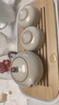 尚言坊汝窯功夫茶具整套帶茶盤(pán)一人用陶瓷高檔家用泡茶茶杯茶壺器具套裝 曬單實(shí)拍圖