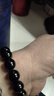 石傳百世天然黑曜石招財貔貅手串轉運護身符補水手鏈送男友紀念圣誕節禮物 曬單實(shí)拍圖