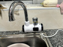 蘇泊爾（SUPOR）電熱水龍頭側進(jìn)水速熱即熱式電加熱器廚房快速過(guò)水熱衛生間熱得快熱水器廚衛適用款 白色+漏保插頭 曬單實(shí)拍圖