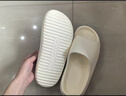 紅豆拖鞋女士2026新款夏季情侶可穿室內休閑防摔防滑厚底浴室拖鞋男款 白色【踩屎感】 38-39 【標準碼內長(cháng)245mm】 曬單實(shí)拍圖