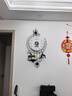 戀妝鐘表掛鐘客廳家用時(shí)尚2026新款簡(jiǎn)約現代時(shí)鐘免打孔創(chuàng  )意掛墻石英鐘 福鹿90*46cm送擺件帶日歷溫度 曬單實(shí)拍圖