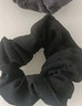 加恩倍25秋冬新款韓系高級感秋冬發(fā)飾顯白彈力皮筋簡(jiǎn)約甜美氣質(zhì)大腸發(fā)圈 蝴蝶結大腸發(fā)圈2個(gè)【黑色+灰色】 曬單實(shí)拍圖