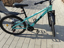 梅隆山地自行車(chē)越野變速公路車(chē)青少年學(xué)生單車(chē)減震輕便單車(chē) SR370-比安奇綠 26英寸 24速 曬單實(shí)拍圖
