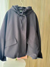 Marc O'Polo/MOP 2026春季新款格紋短款設計感機能連帽夾克外套女士上衣 深灰930 S 曬單實(shí)拍圖
