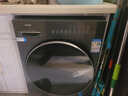 海爾滾筒洗衣機全自動(dòng)10kg 新品上市 537超薄平嵌 藍盾除菌 防生銹 525大筒徑 商場(chǎng)同款XQG100-L58A1 曬單實(shí)拍圖