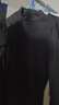 高領(lǐng)加絨打底衫男士2025秋冬內衣雙面德絨上衣服保暖內搭長(cháng)袖t恤 黑色+深灰色【兩件裝】 3XL 曬單實(shí)拍圖