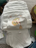婧麒（JOYNCLEON）兒童純棉吸汗巾嬰兒隔汗巾幼兒園寶寶墊背巾透氣6條裝 Jyp157256 曬單實(shí)拍圖