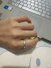 蔓笙999純銀雙層戒指女開(kāi)口戒輕奢小眾設計高級尾戒食指戒送女友禮物 999銀雙層戒指 曬單實(shí)拍圖